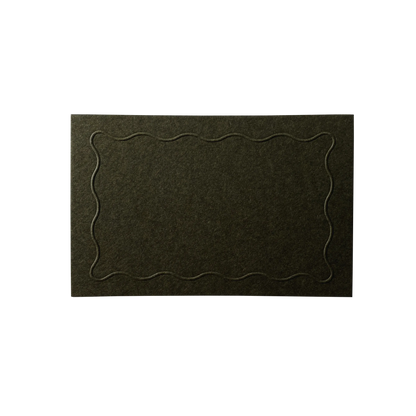 Squiggle Place Cards - Natural / Set of 12