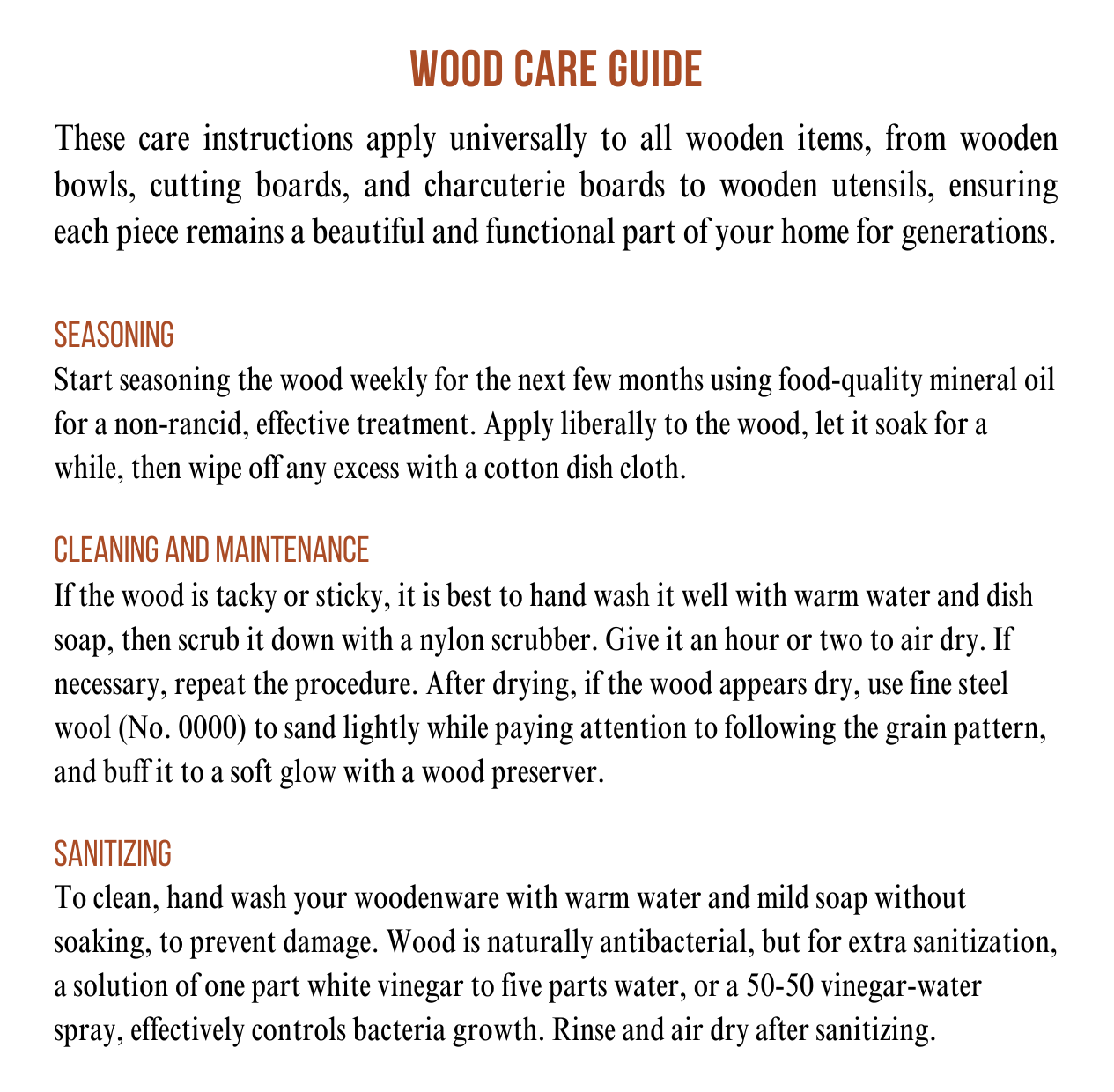 14" Ola Handmade Wood Platter Serving Tray, Home Décor