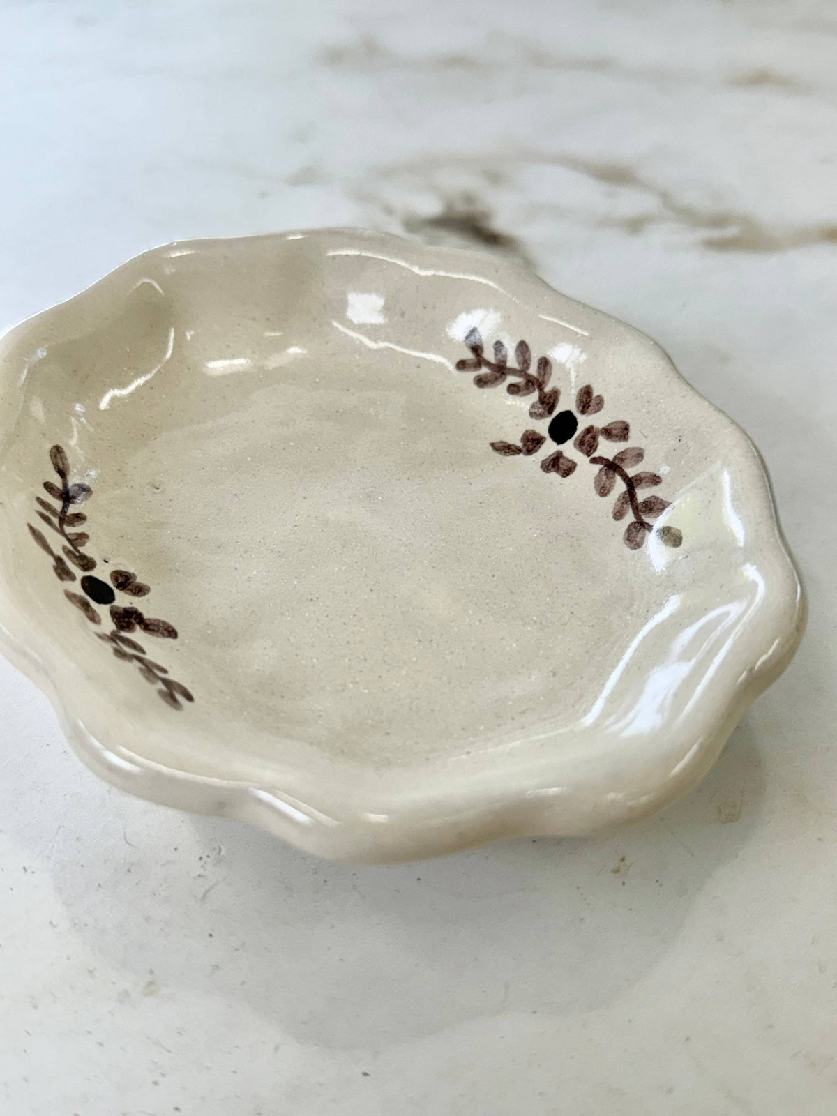 Hand-painted Margot Dish