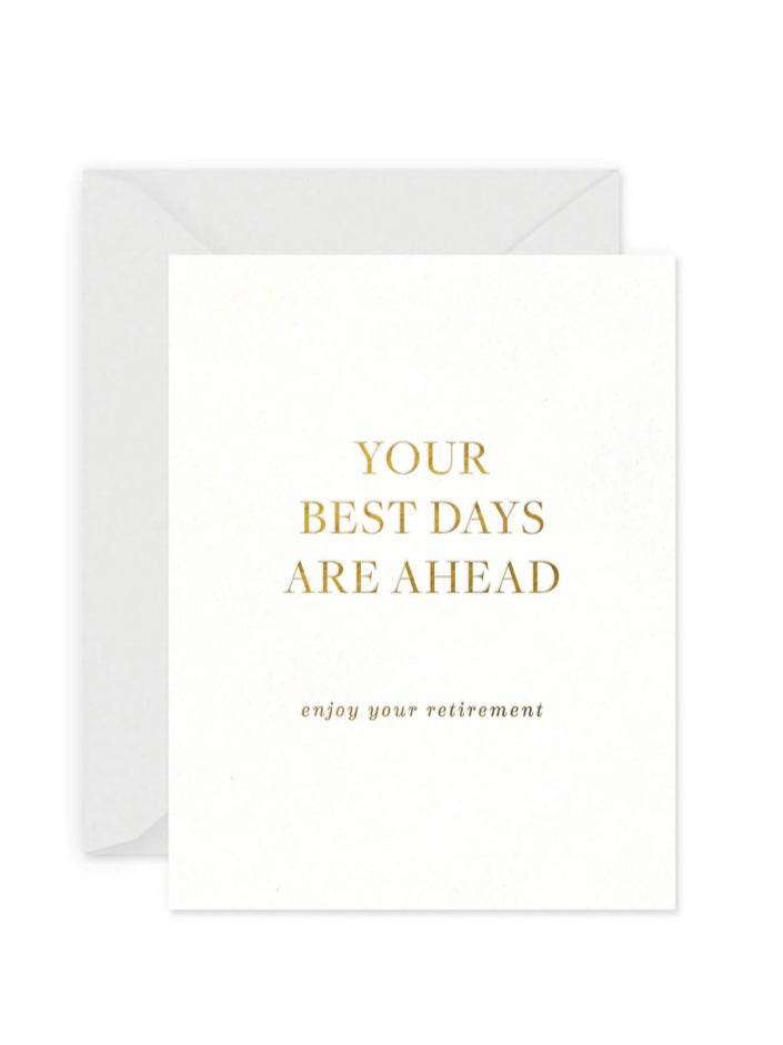 Best Days Retirement Greeting Card