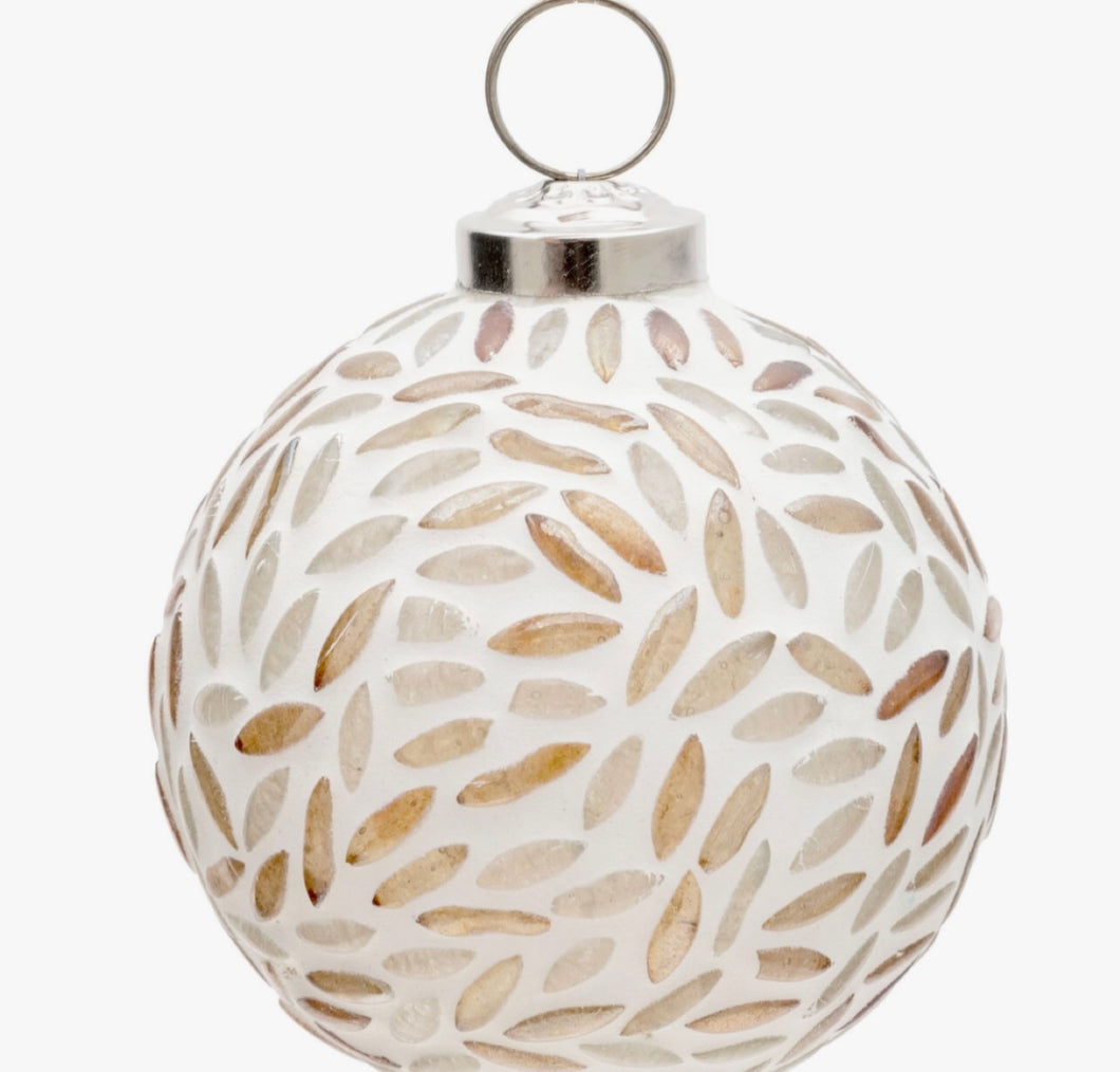 Mosaic Glass Ornament