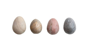 Carved Natural Stone Shaped Egg