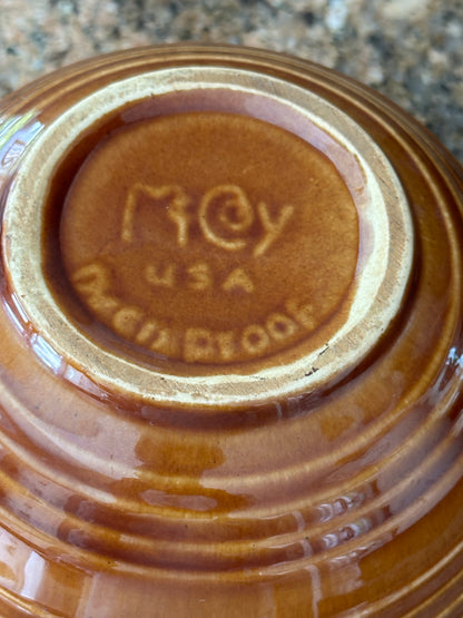The Vintage McCoy Ribbed Stoneware Bowl