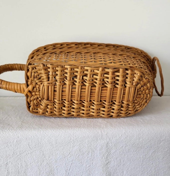 Found Woven Bottle Cradle