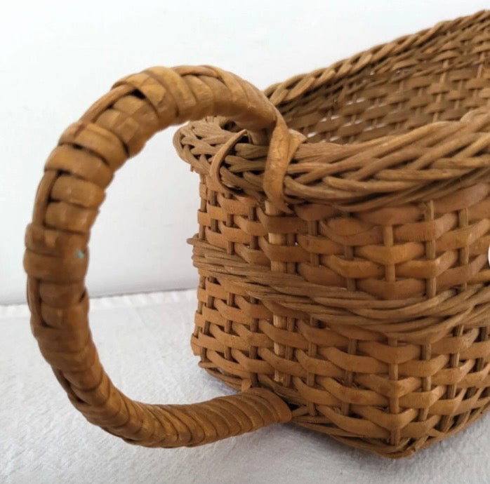 Found Woven Bottle Cradle