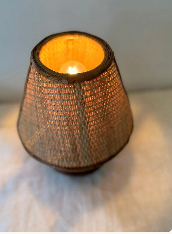 The Mini Crespi Reed Accent Lamp - PICK-UP IN STORE ONLY