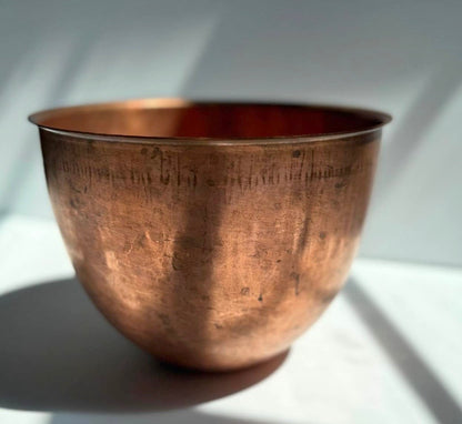 The French Vintageg Copper Preserve Bowl