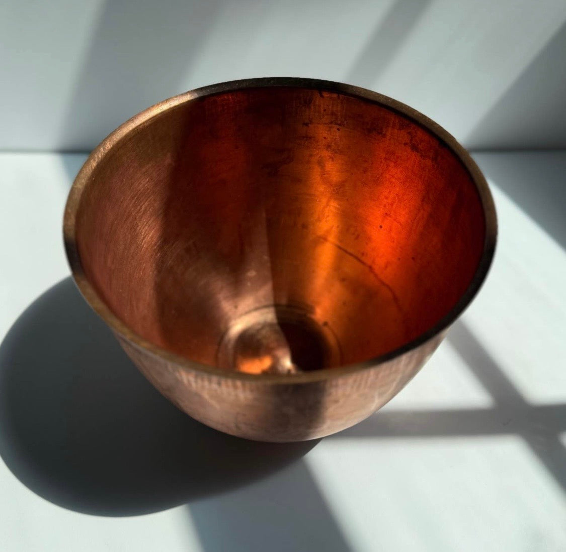 The French Vintageg Copper Preserve Bowl