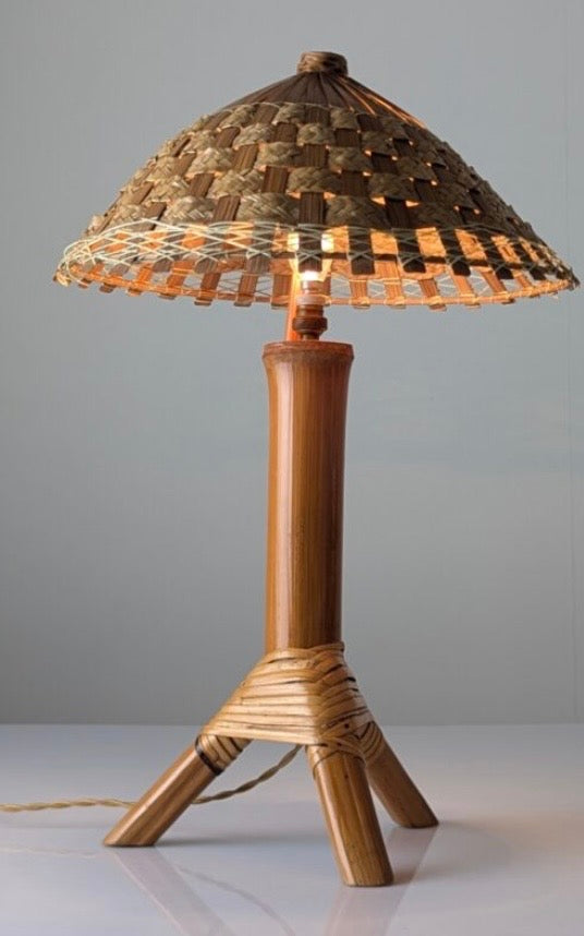 Monterey Mid-Century Bamboo Table Lamp