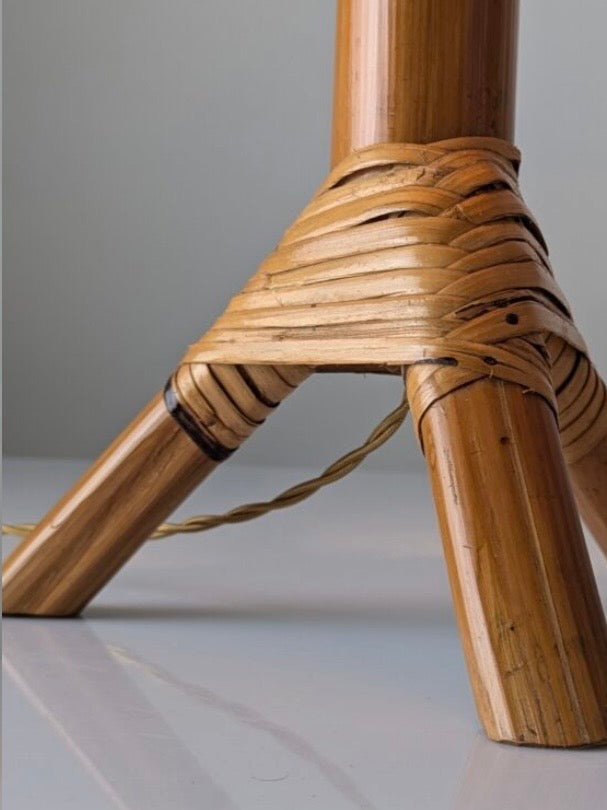 Monterey Mid-Century Bamboo Table Lamp