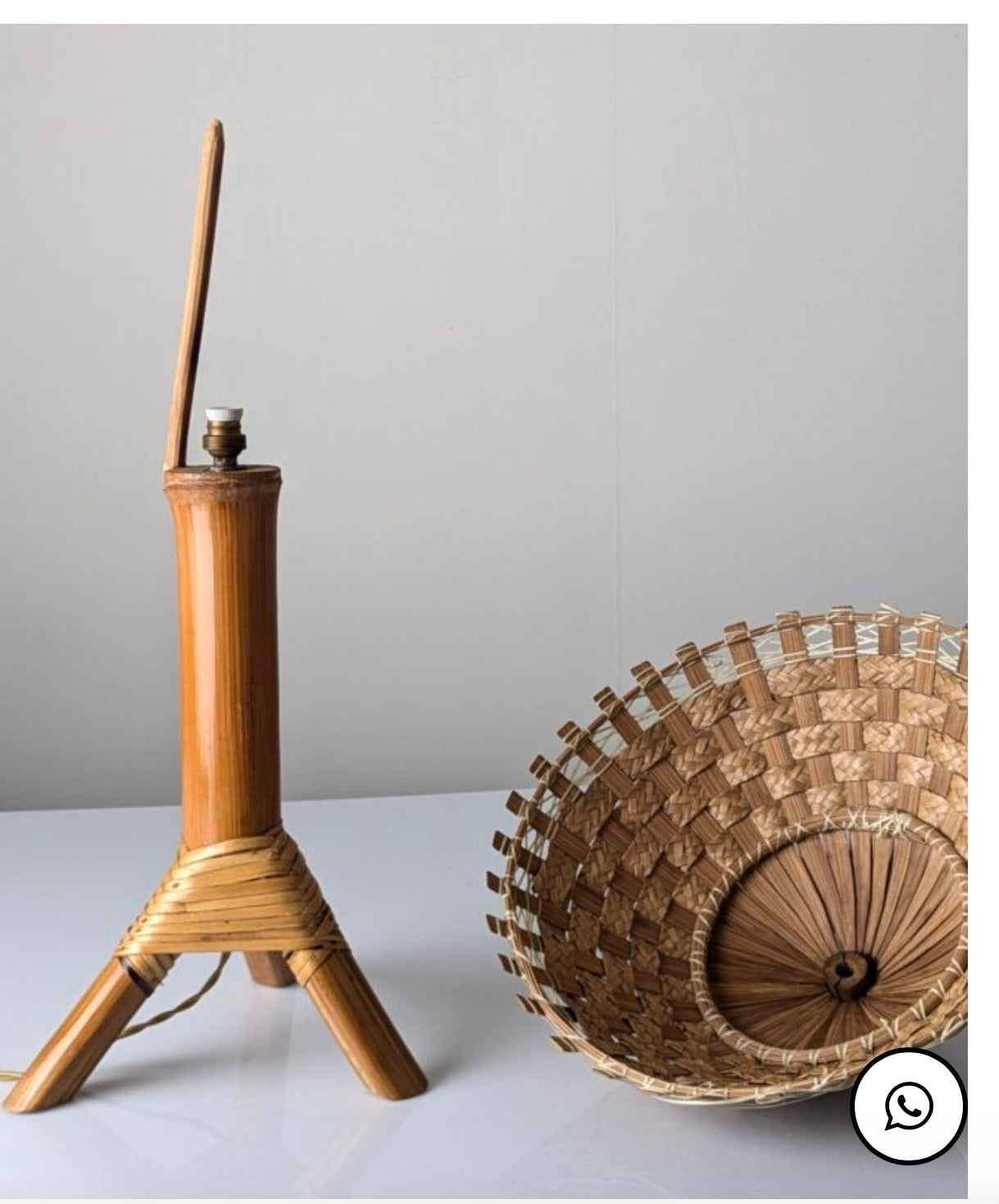 Monterey Mid-Century Bamboo Table Lamp