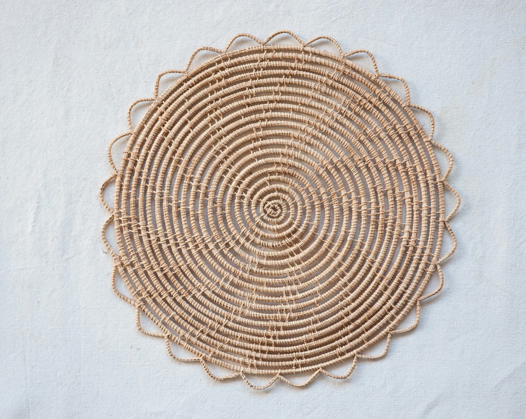 Hand-Woven Palm Placemat