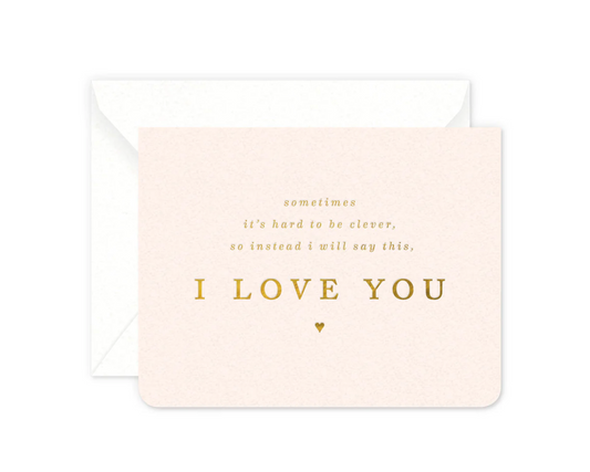 Clever Love Greeting Card