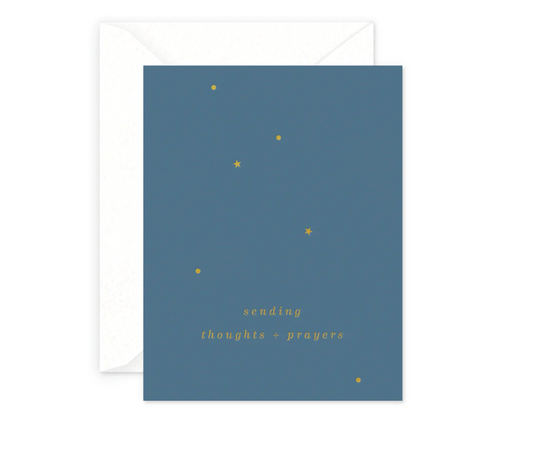 Thoughts and Prayers Greeting Card