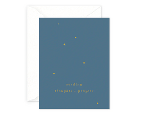 Thoughts and Prayers Greeting Card