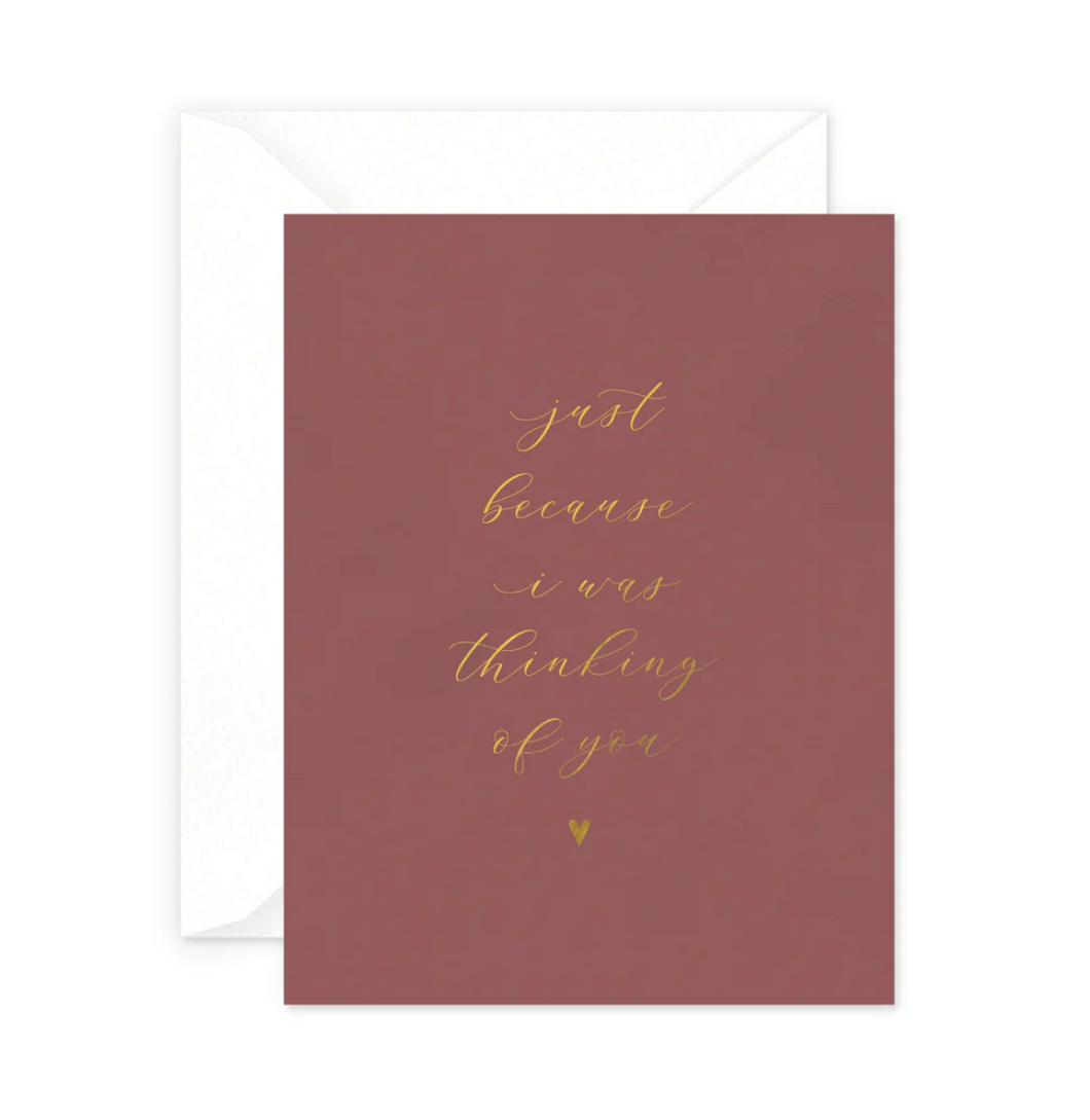 Just Because Greeting Card