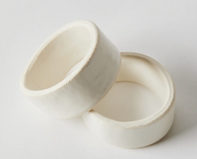 Load image into Gallery viewer, Porcelain Napkin Rings - Set of 2
