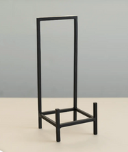 Load image into Gallery viewer, Modern Black Iron Bookstand

