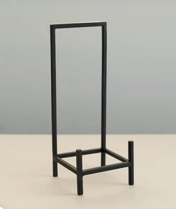 Modern Black Iron Bookstand