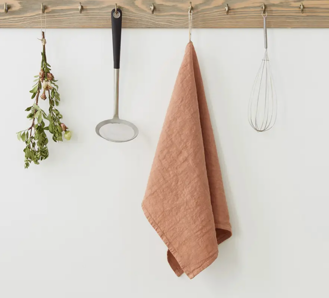 Cafe Creme Linen Kitchen Towel