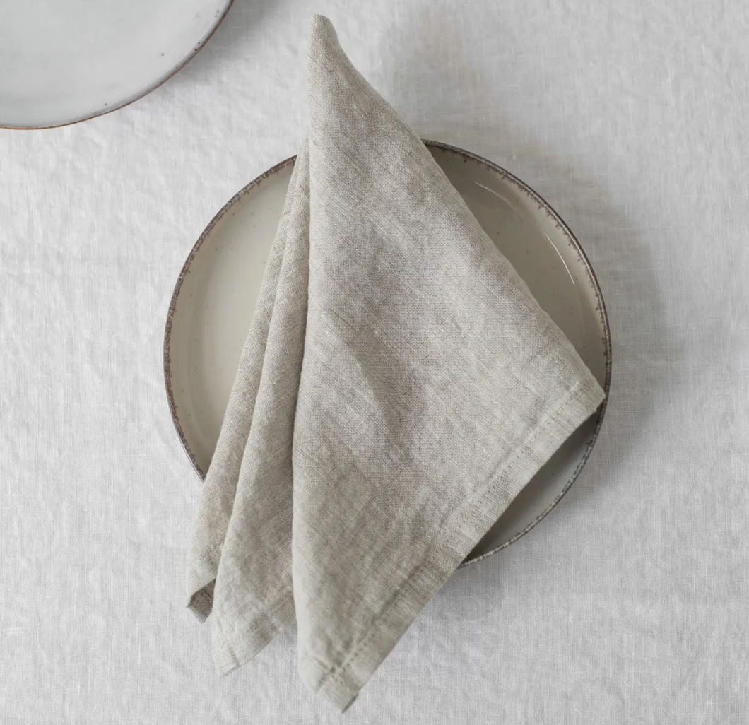 Melange Lightweight Linen Napkin Set of 2