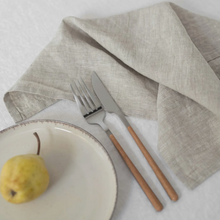 Load image into Gallery viewer, Melange Lightweight Linen Napkin Set of 2
