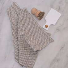 Load image into Gallery viewer, Natural Linen Waffle Dish Cloths - Set of 2
