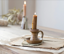 Load image into Gallery viewer, Stoneware Candleholder w/ Handle
