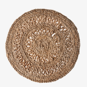 Detailed Braided Jute Placemat