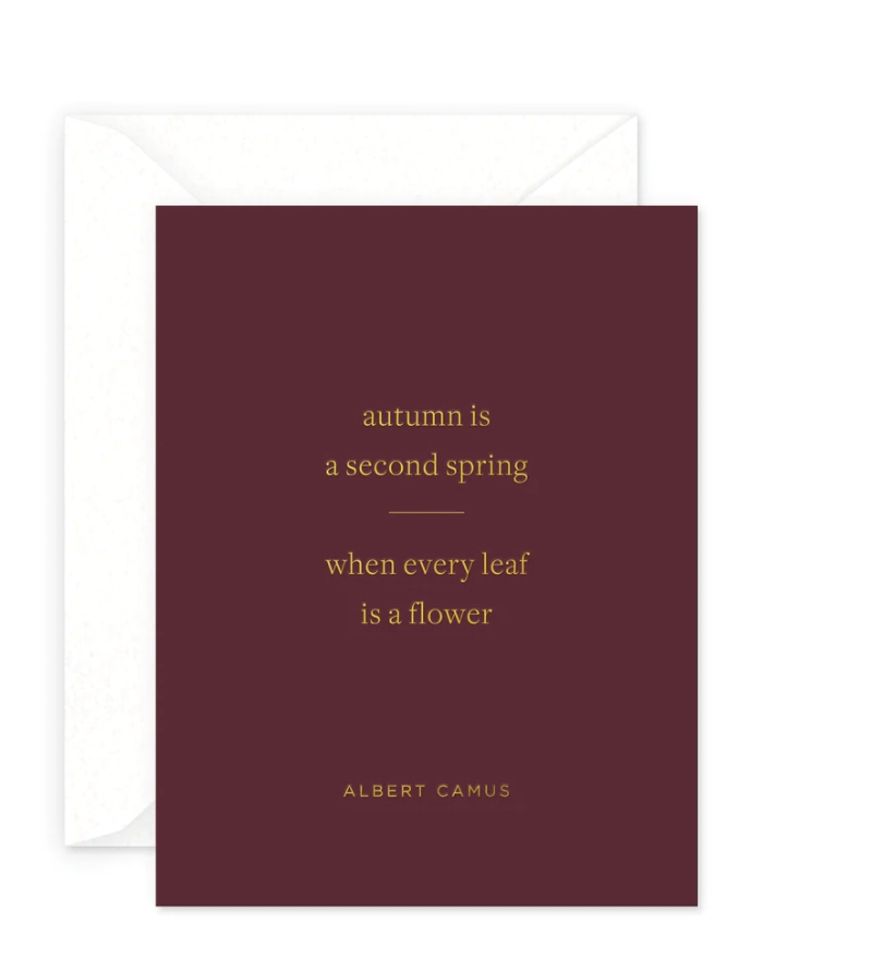 Autumnal Love Greeting Card