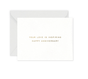 Inspiring Anniversary Card