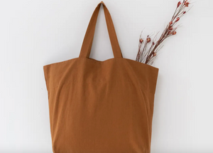 Hazelnut Linen Bag