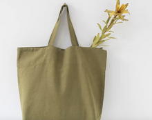 Load image into Gallery viewer, Martini Olive Linen Bag
