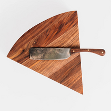 Load image into Gallery viewer, Cheese Block w/Hand Forged Knife
