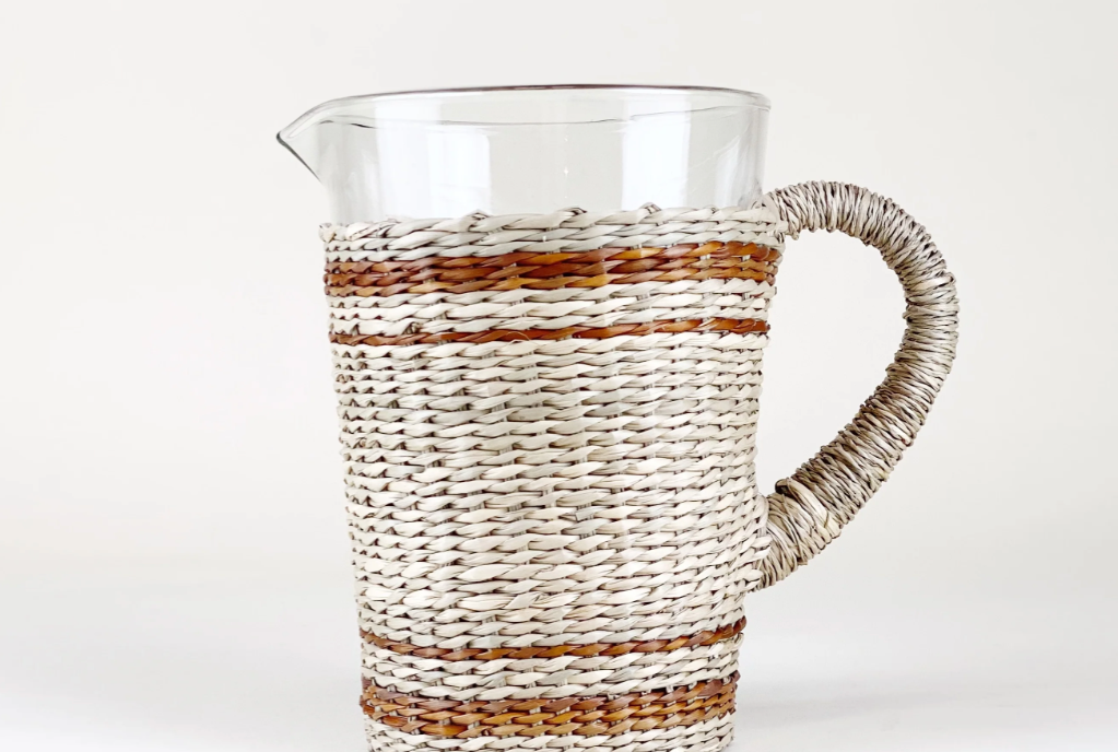 Brown Stripe Seagrass Pitcher