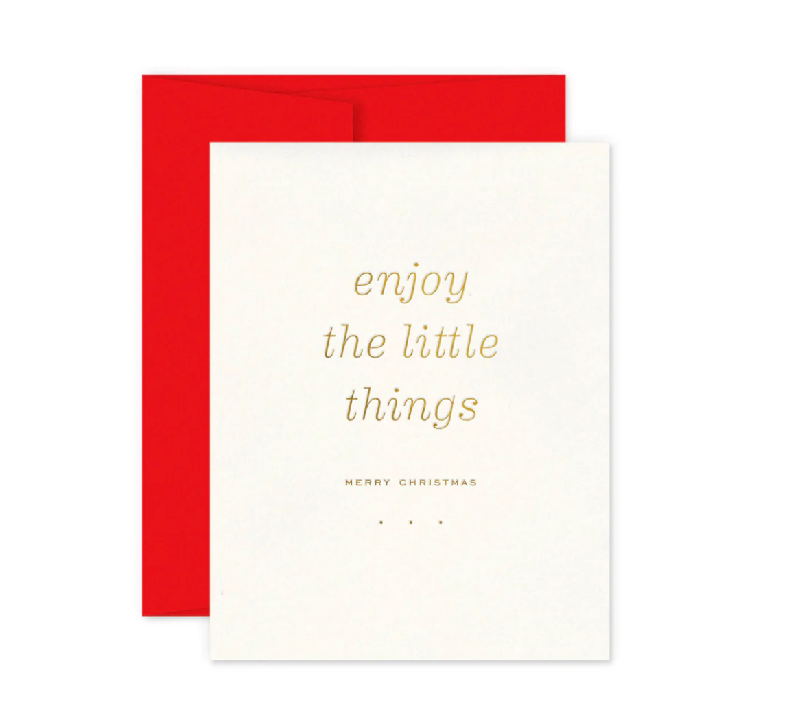Little Things Christmas Greeting Card