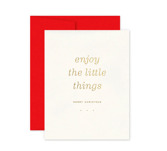 Little Things Christmas Greeting Card