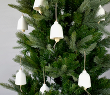 Load image into Gallery viewer, White Bell Ornament
