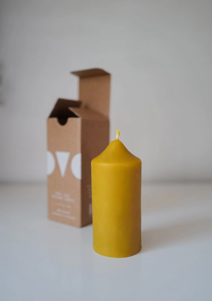 Beeswax Pillar Candles