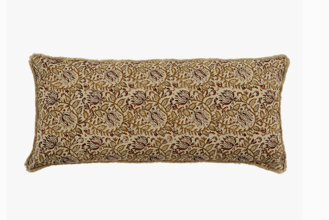 Briar Block Print Pillow