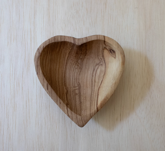 Olivewood Heart Dish