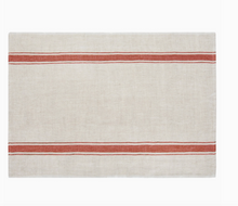 Load image into Gallery viewer, Marseille Tea Towels Red &amp; Natural
