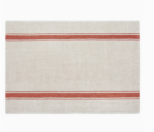 Marseille Tea Towels Red & Natural