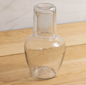 Bedside Glass Carafe w/ Glass