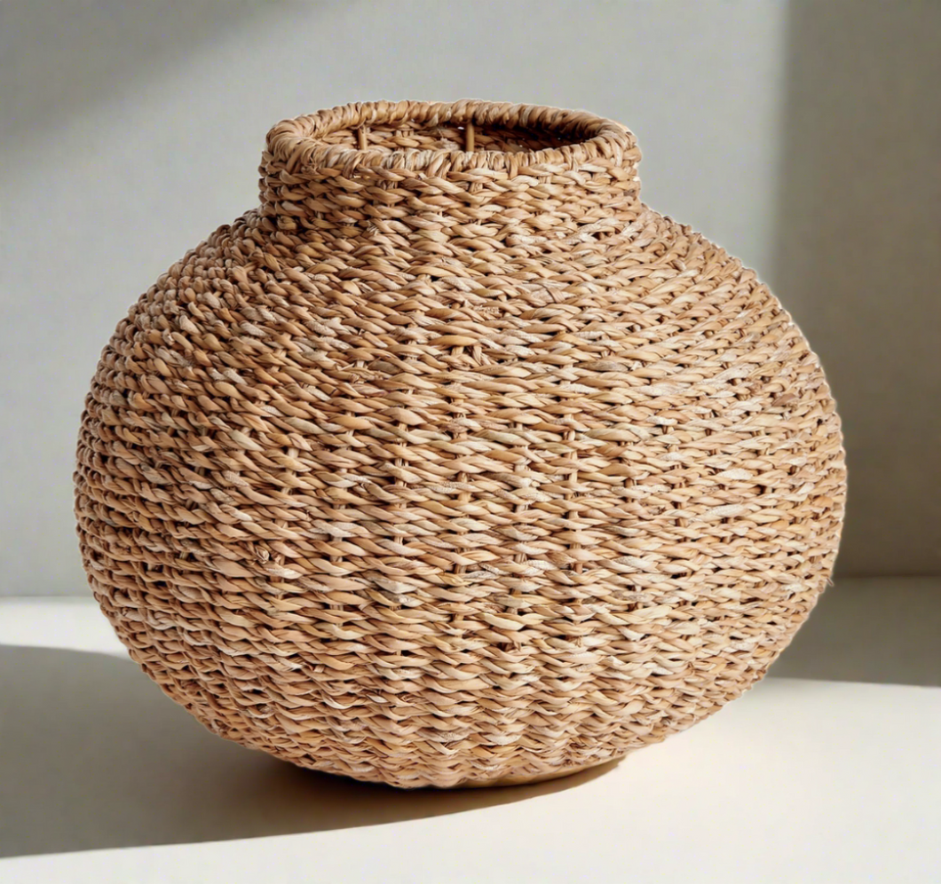 Seagrass Round Vase