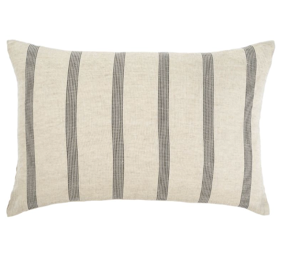 Valley Stripe Linen Pillow