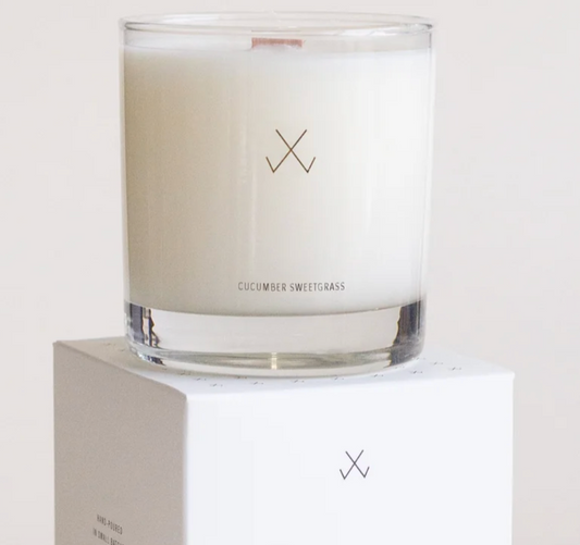 Cucumber Sweetgrass Soy Candle
