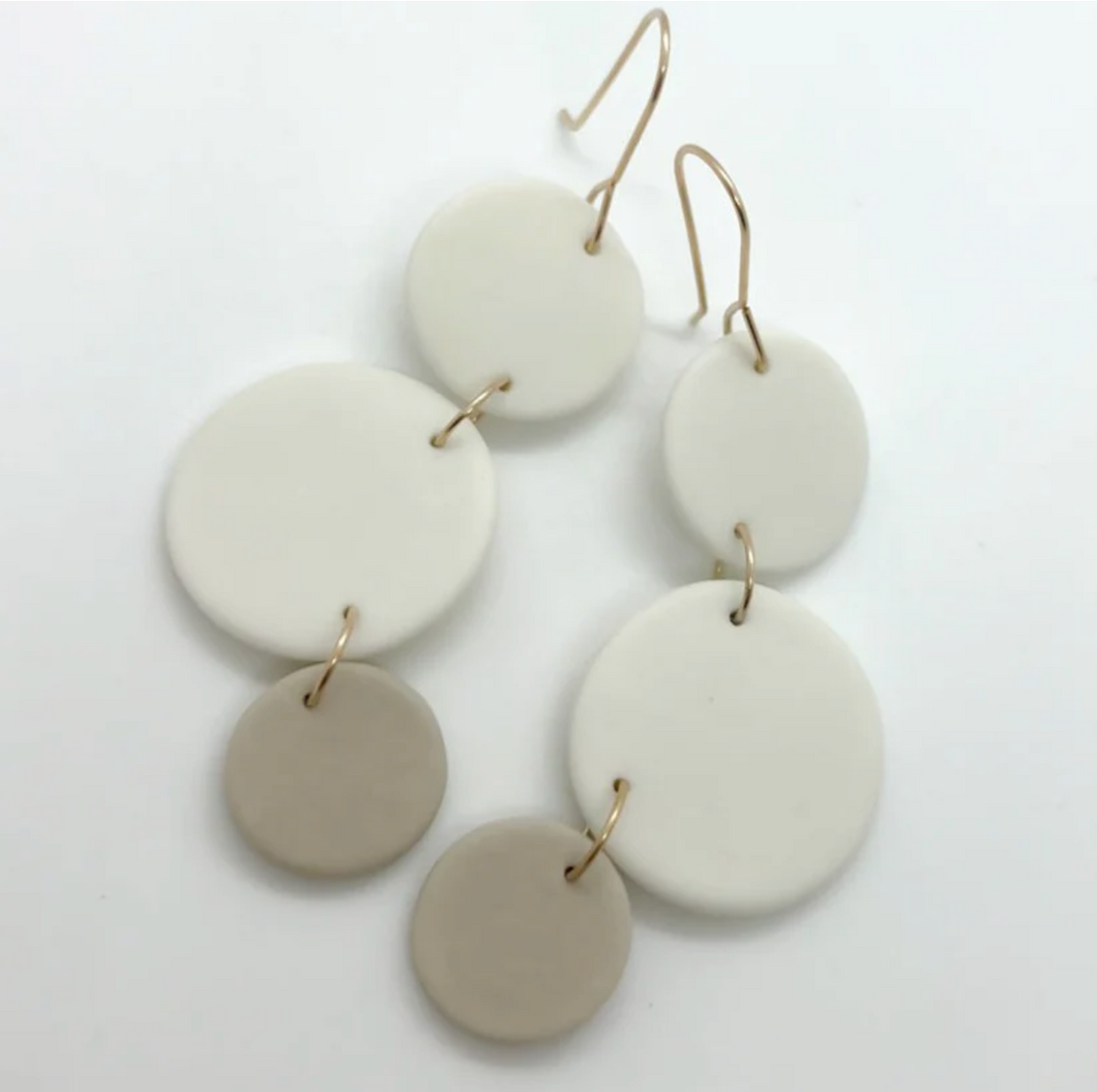 Matte Porcelain | Oleander Dangles