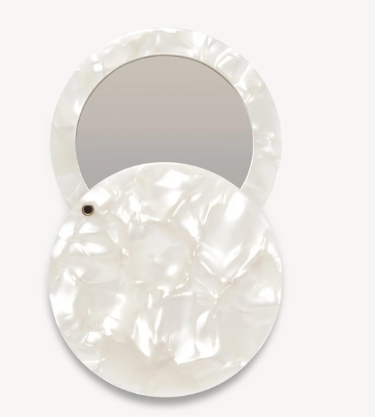 Circle Mirror White Shell