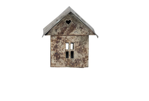 Antique Pewter Finish Vintage House